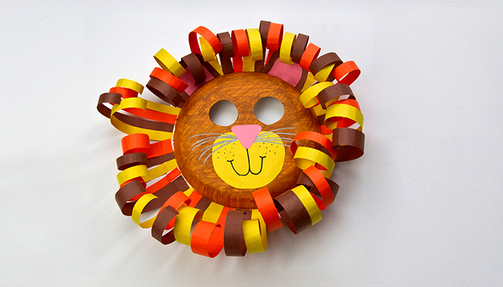 Lion Mask Completed Activity Photo